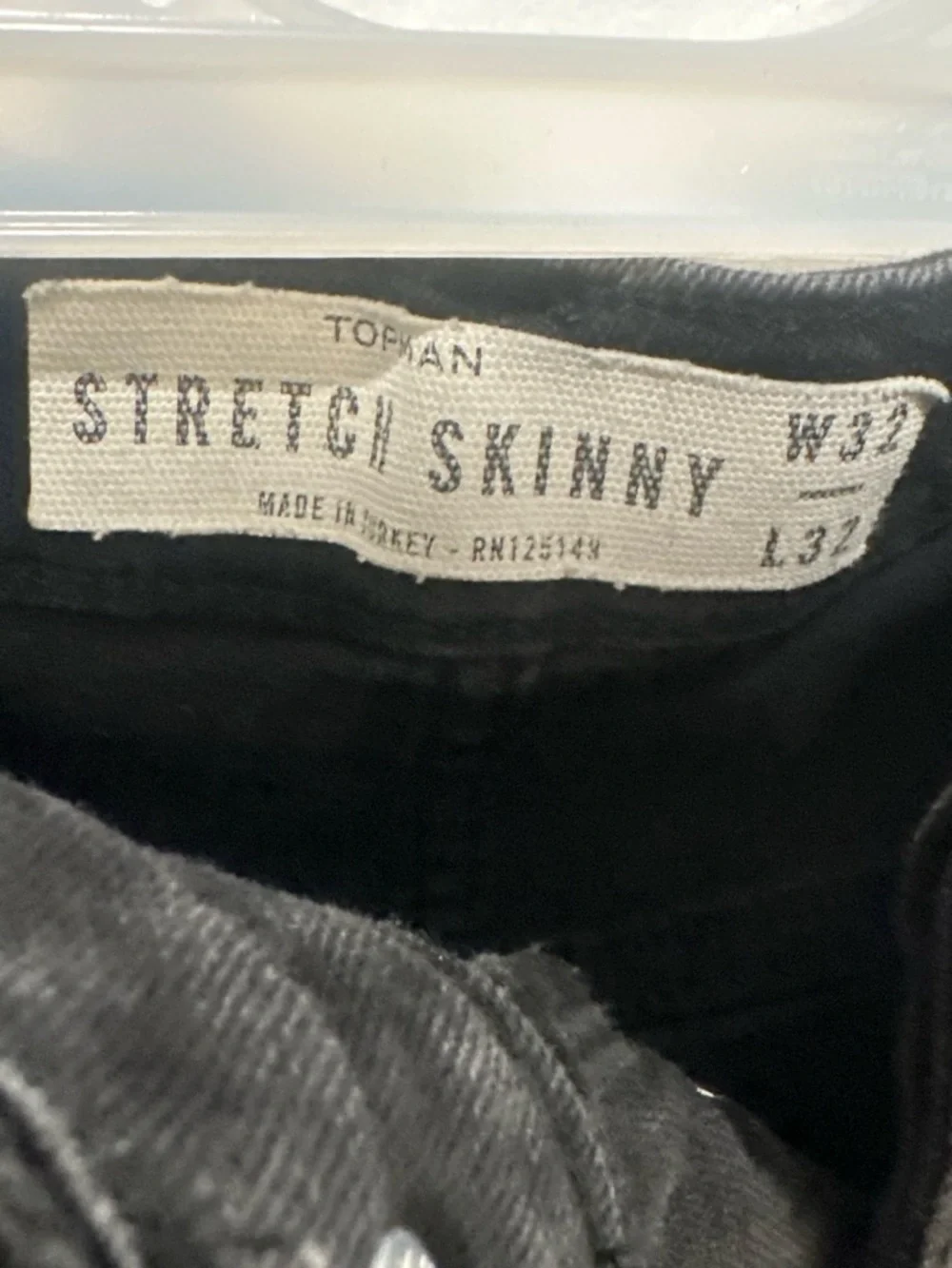 Topman Stretch Skinny Jeans